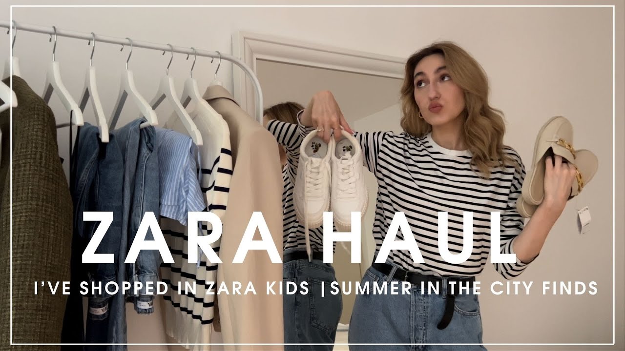 I’VE SHOPPED IN ZARA KIDS | ZARA HAUL : SUMMER IN THE CITY FINDS | anastasiiacher_