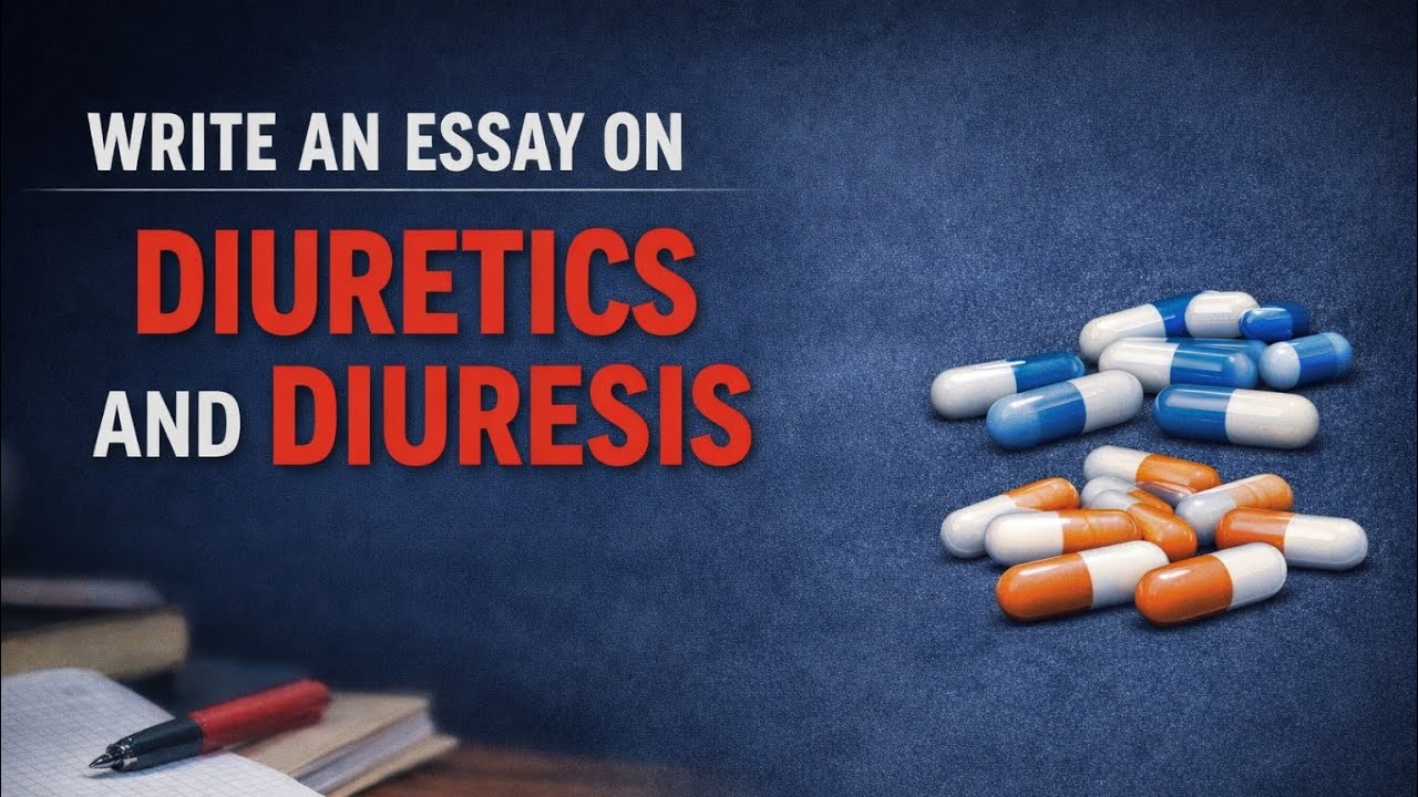 Q/A: WRITE AN ESSAY ON DIURETICS AND DIURESIS|| RENAL PHYSIOLOGY 