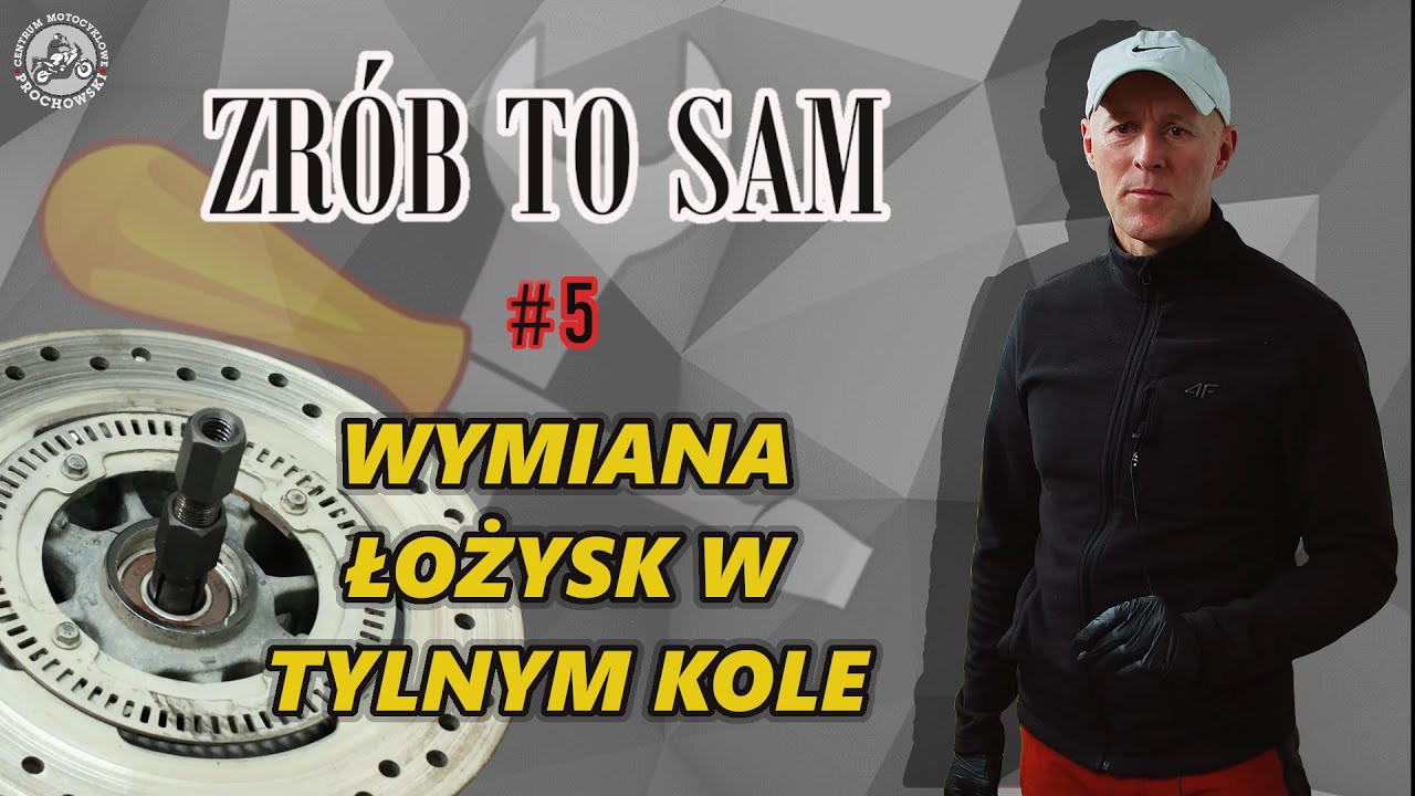 Wymiana łożysk w tylnym kole | ZRÓB TO SAM! | prochuADV