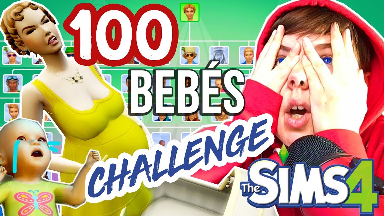 Tengo 100 BEBÉS en los SIMS 4 EN 24 HORAS | CHALLENGE | LA PEOR DECISIÓN DE MI VIDA 😭💀