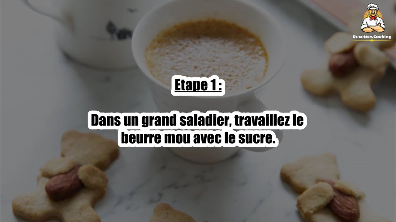 Recette : Sabl&eacute;s oursons avec amandes