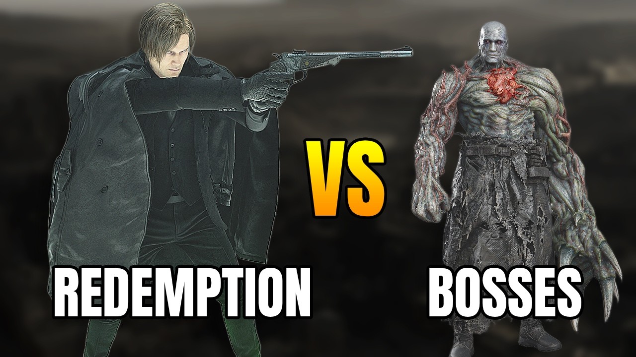 Max Level REDEMPTION VS All Bosses - Resident Evil Requiem | Power Shades - Insanity | No Damage
