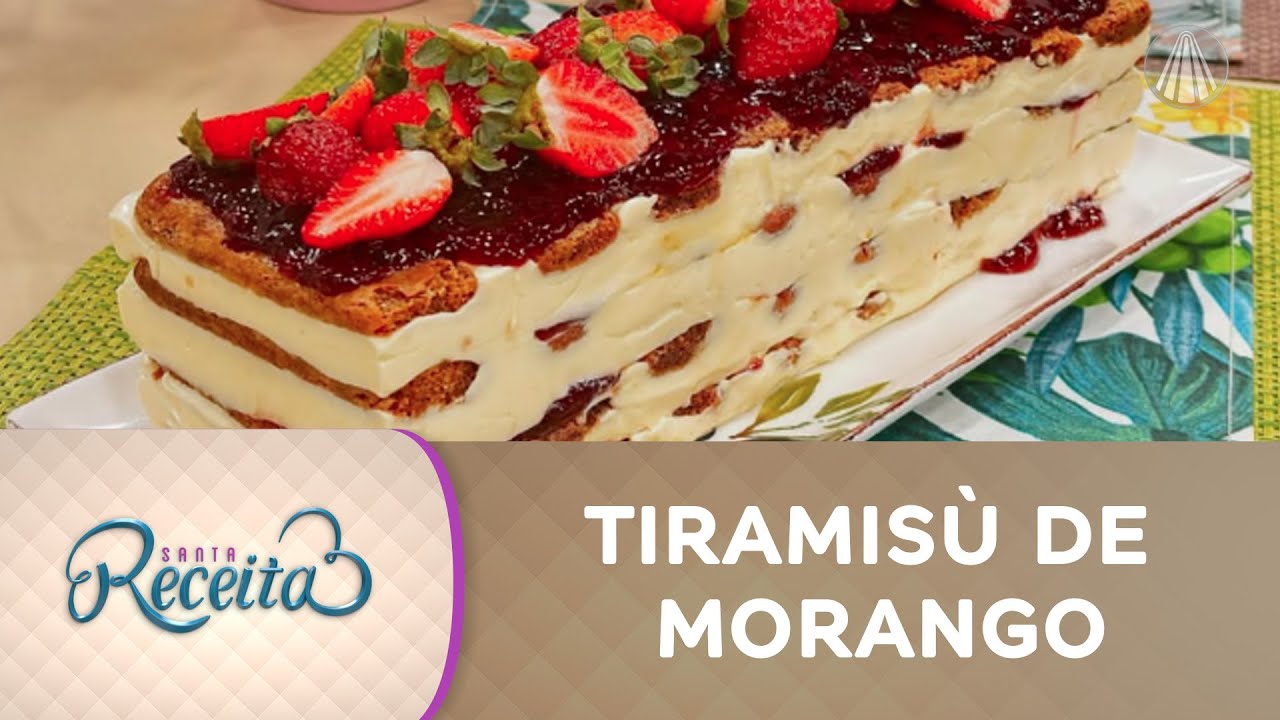 Tiramisù de morango | SOBREMESA DE RESTAURANTE FÁCIL DE FAZER