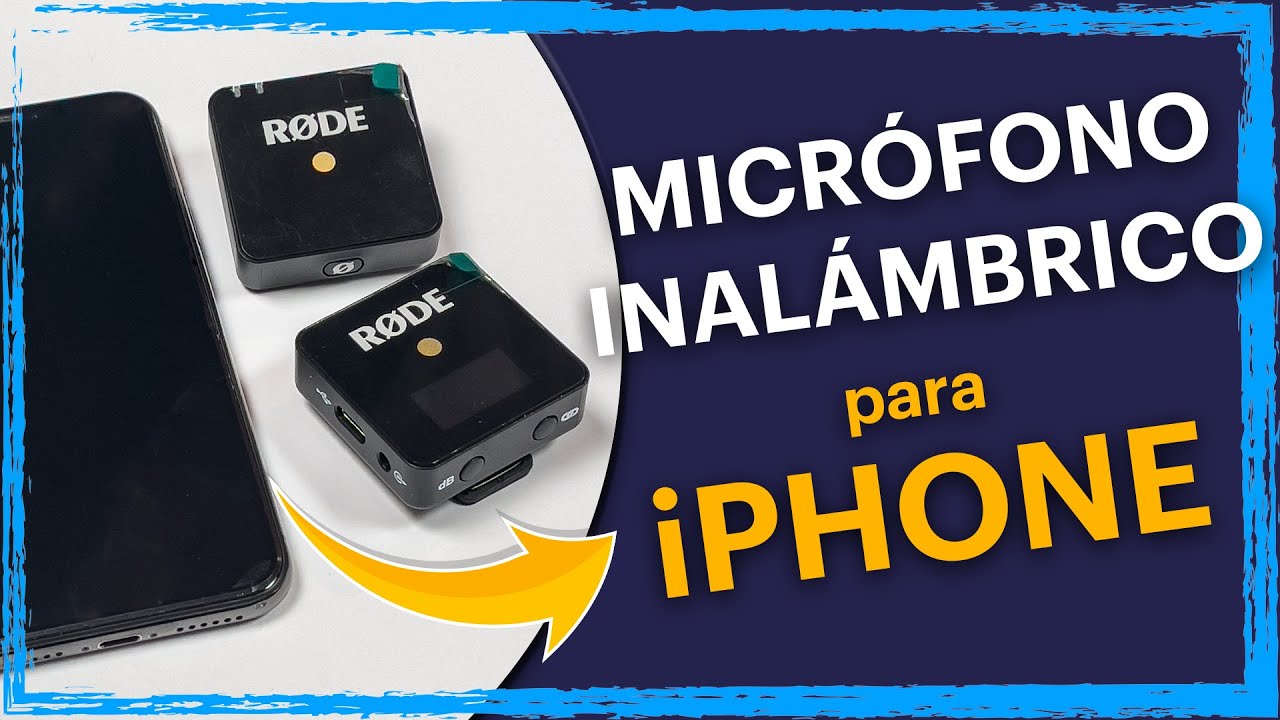 RODE Wireless GO MICRÓFONO🎤 inalámbrico. Conéctalo al📱iPhone. Graba VIDEO 🎥 con audio de calidad.