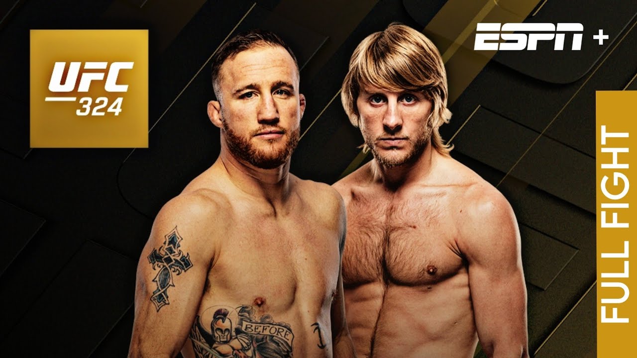 Джастин Гейтджи против Пэдди Пимблетта | Полный бой | UFC 324