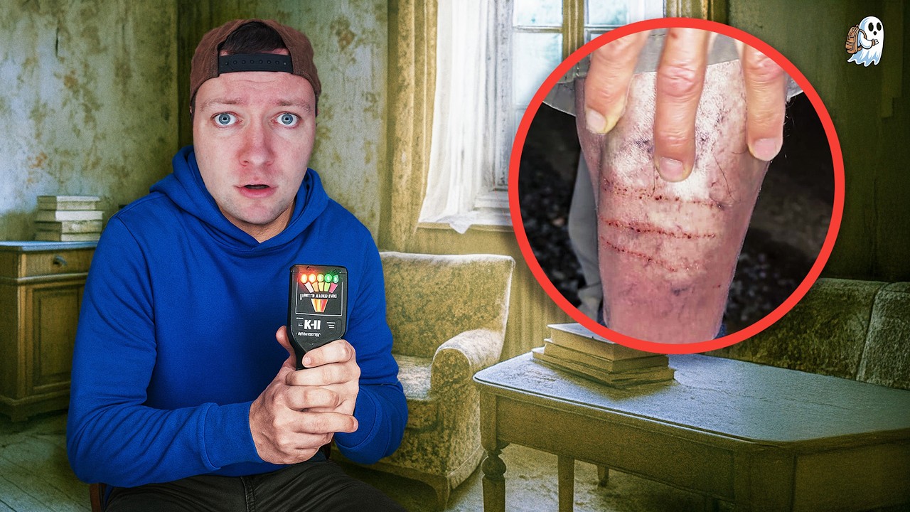 GHOSTHUNTEN in dit BEZETEN huis… zonder hulp 😱👻