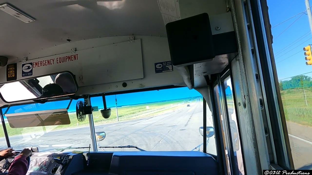 Morning Short Interstate Drive in A 2016 BlueBird Vision W/ Cummins ISB 6.7L