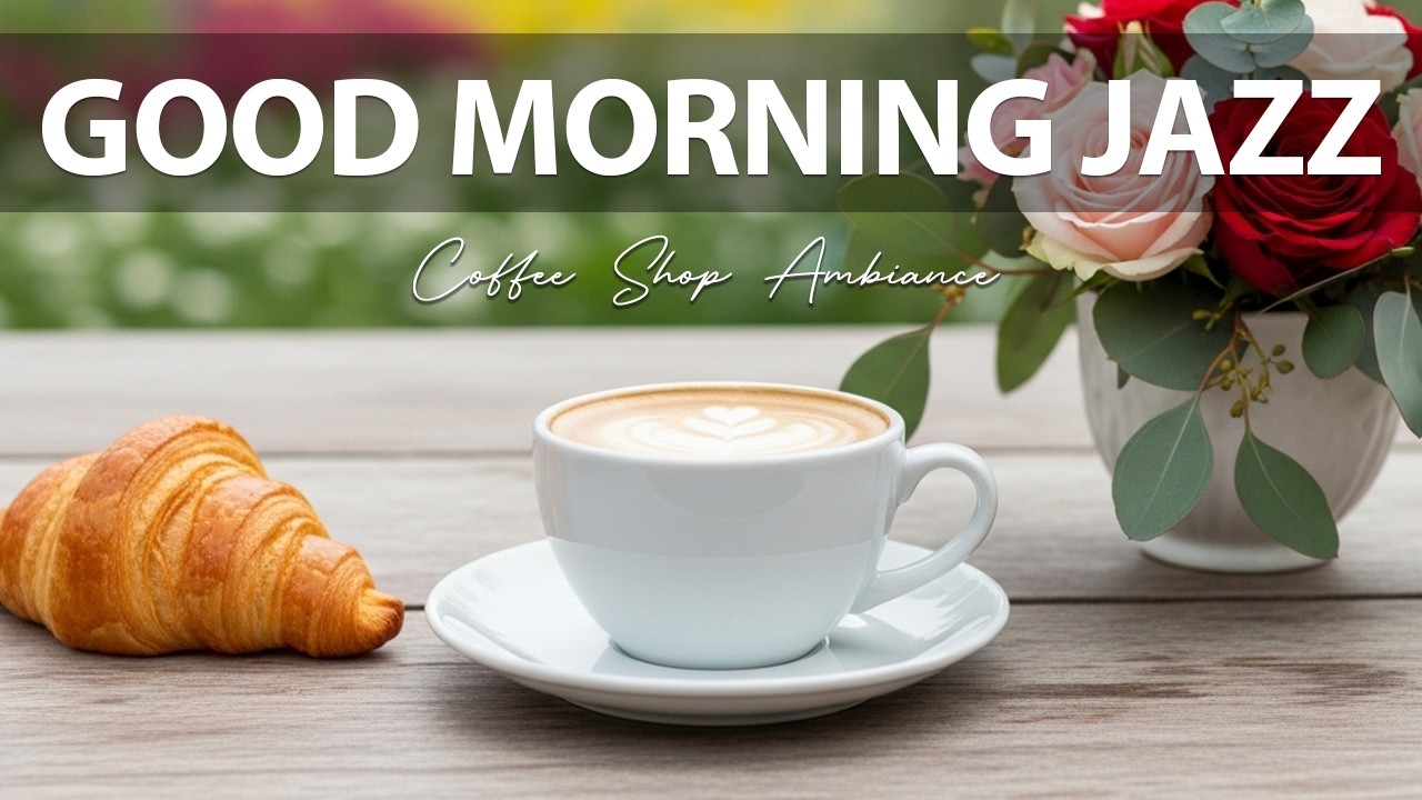 Good Morning Music ☕Coffee Shop Ambiance for Happy Moods, Stress Relief and Holiday