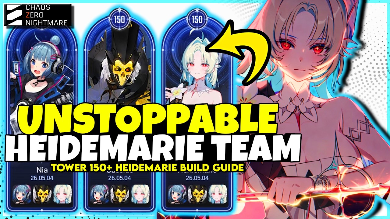 Infinity DPS Infinity Tank Heidemarie - Best Heidemarie Build & Tower 150 [Chaos Zero Nightmare]
