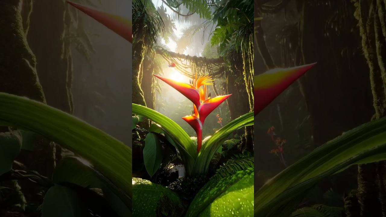 Heliconia: Tropikalna Piękność w pełnej okazałości #Heliconia #TropikalneKwiaty #RajskieKwiaty