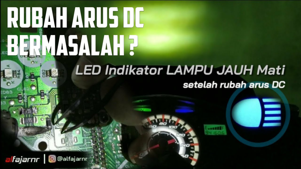 LED INDIKATOR LAMPU JAUH MATI DI SUPRA X 125