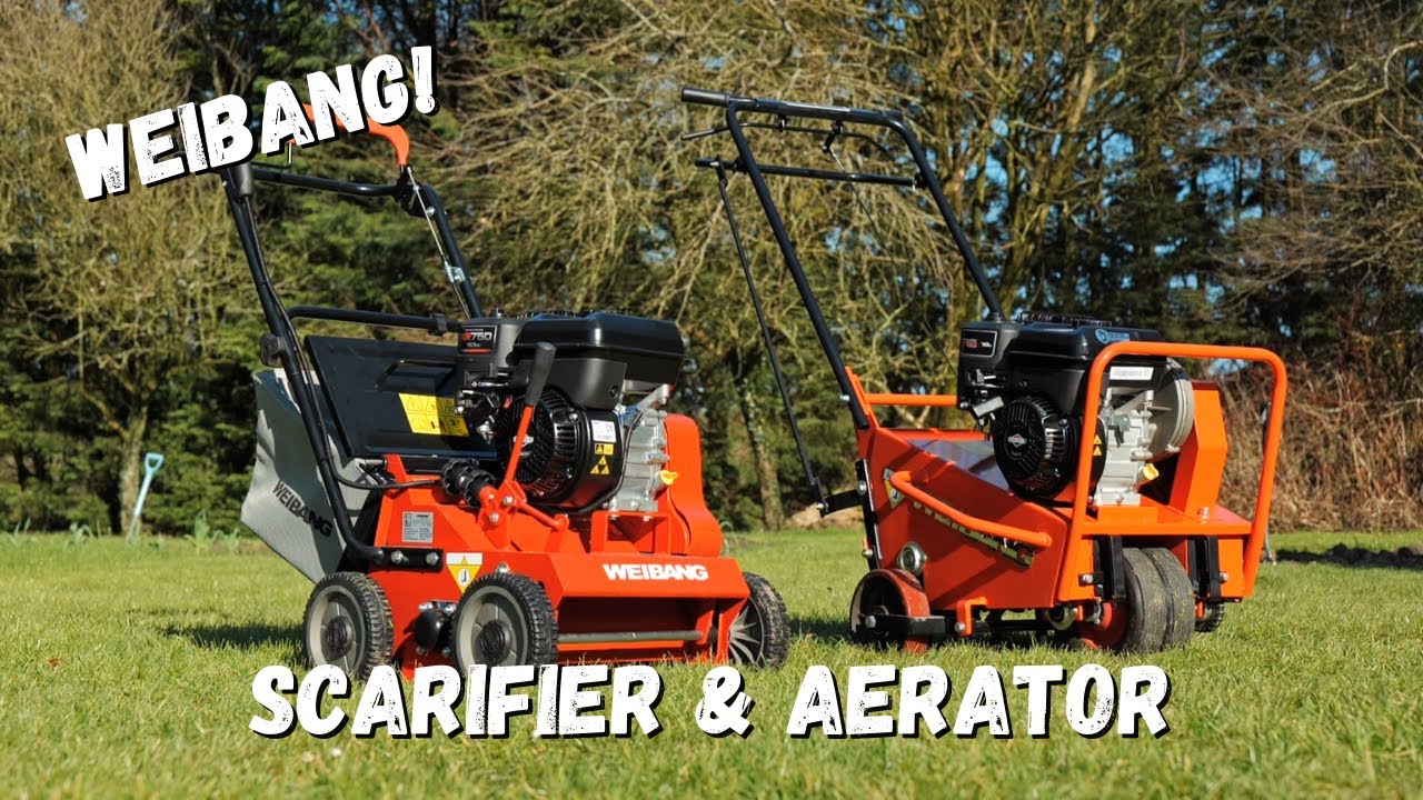 WEIBANG Intrepid 384RB Scarifier & WB457AB Aerator | How To Scarify and Aerate Your Lawn