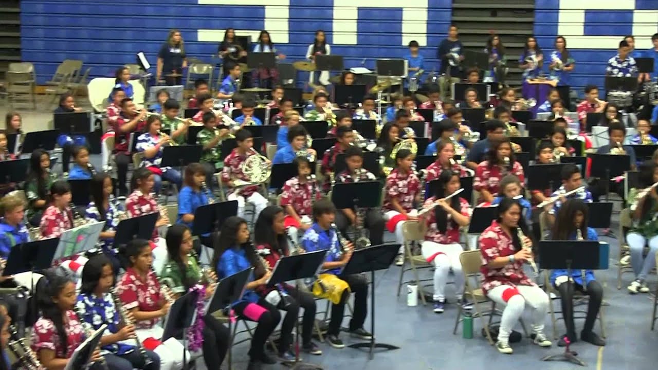 Dynamite - Maui District Middle Schools' Massed Band Concert 2015