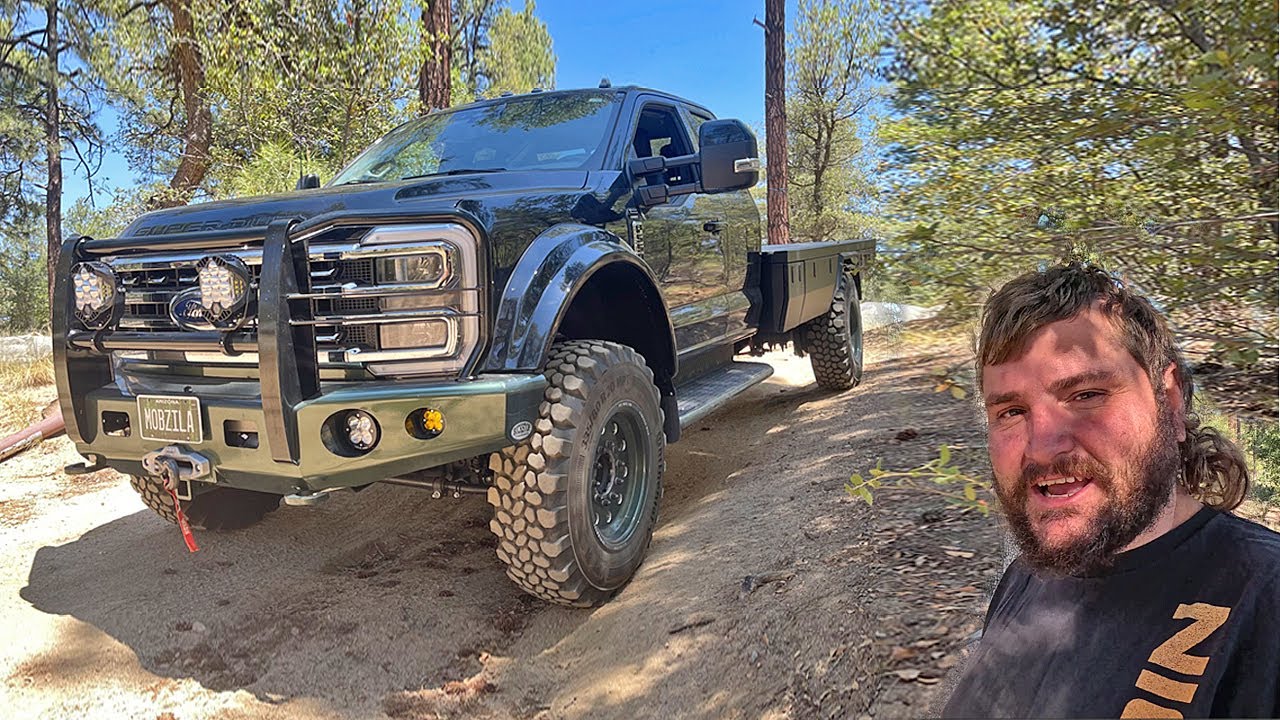 Final Stages of My Dream Ford F-550 Truck Camper Build with Bowen Customs Zero Torsion Flatbed