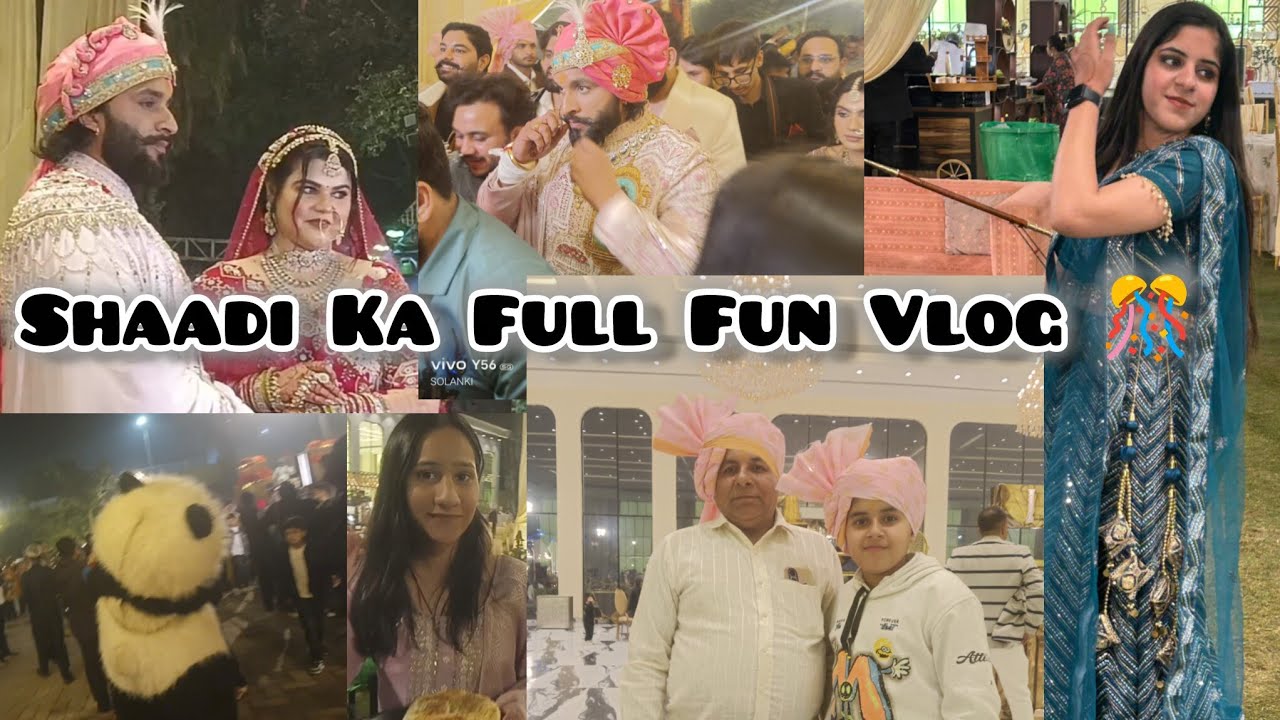 Grand Shaadi Ka Full Fun Vlog 🎊 || koyal solanki ||