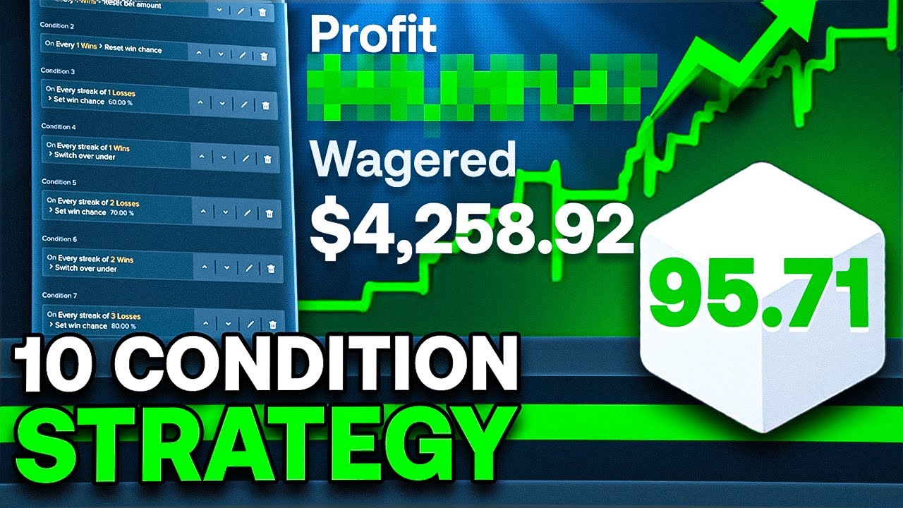 The BEST 10 Condition Stake Dice Strategy (INSANE PROFIT!)