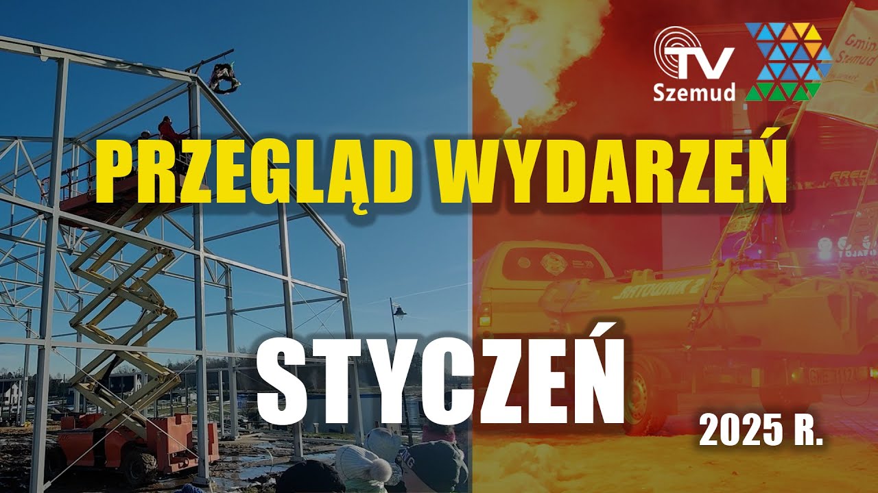Styczeń 2025 r. Gmina Szemud okiem kamery TV Szemud.