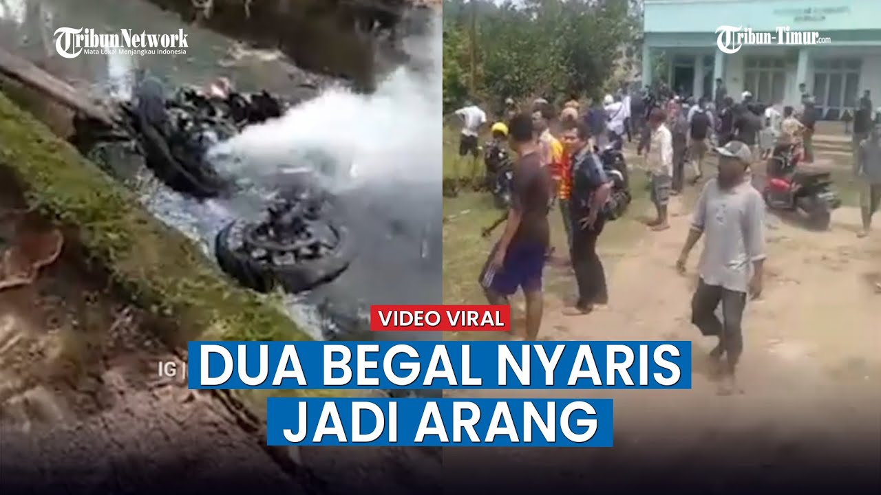 Detik detik Jambret Selamat Usai Dibakar Hidup hidup oleh Warga