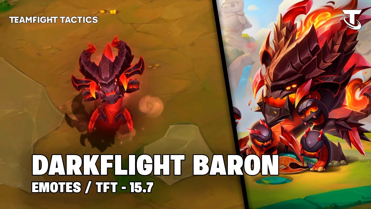 DARKFLIGHT BARON - EMOTES | TFT 15.7