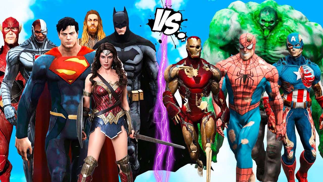 Team Zombie | Avengers vs Justice Leaque | - Marvel vs Dc - The new battle story
