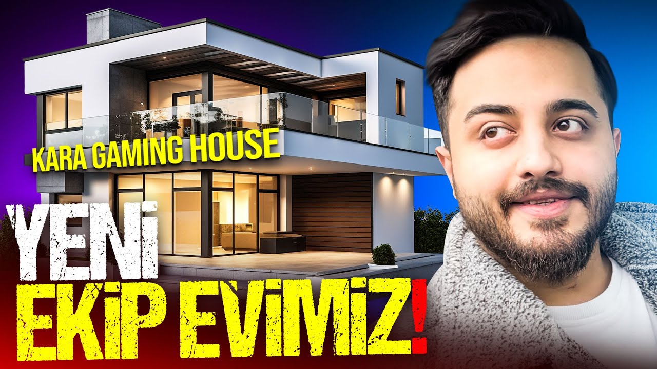 KARA GAMİNG HOUSE! YENİ ULTRA LÜKS EKİP EVİMİZ! (1.000.000$) PUBG Mobile