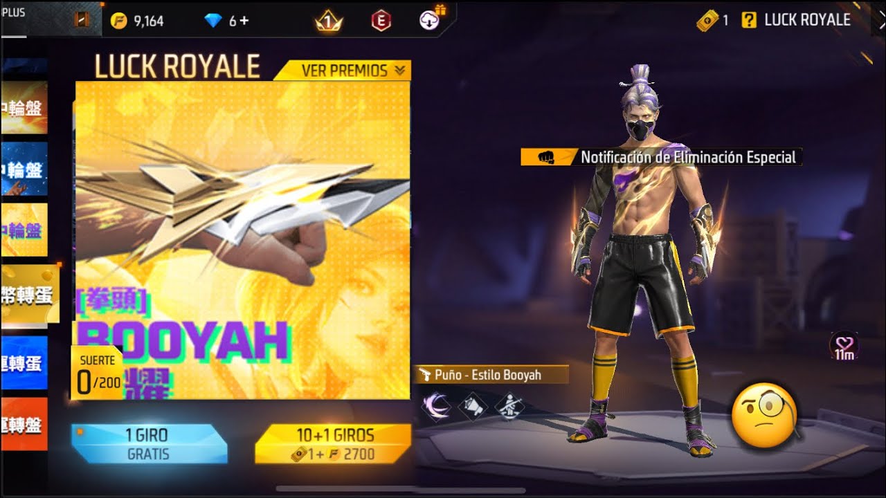 LUCK ROYALE de ORO BUG OCULTO en FF SECRETO 🤫 *region secreta ff*