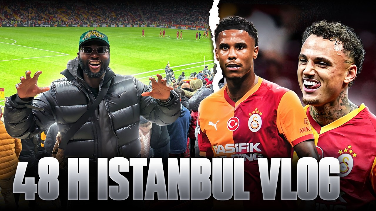 Galatasaray wird 100% Meister -  48h mit Ismail Jakobs und Noa Lang Stadion vlog