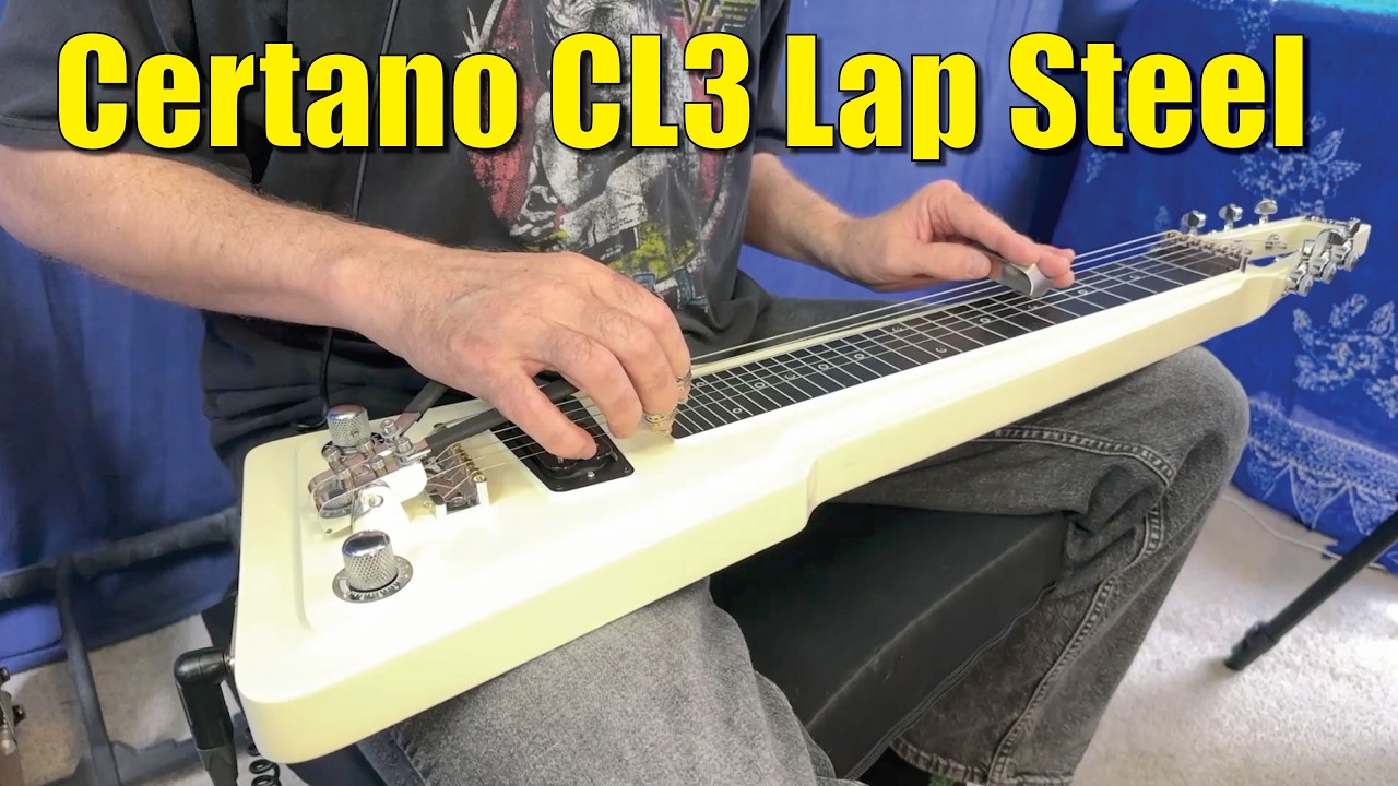 Certano CL3 LapSteel - Демонстрация от Троя Бреннингмайера - Настройка Open D