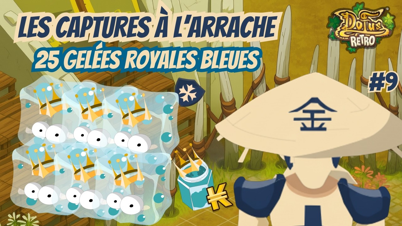 [Dofus Retro] 25 GELÉES ROYALES BLEUE  : LES CAPTURES À L'ARRACHE #09