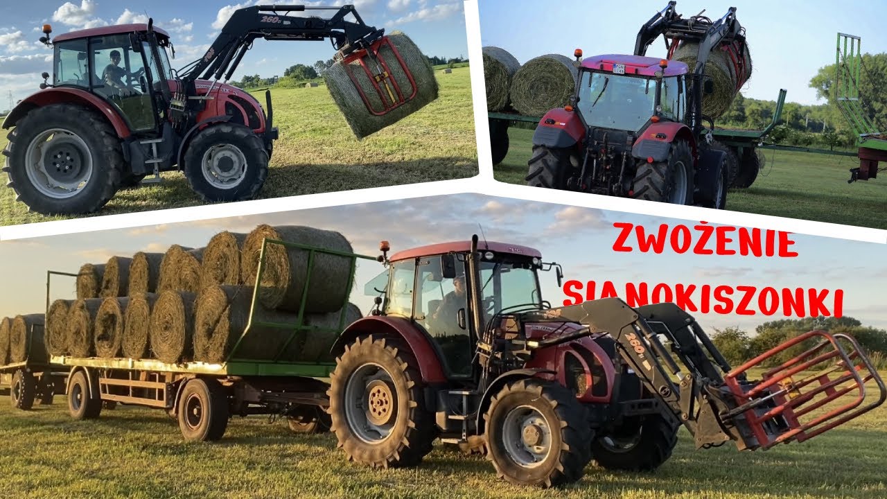 ✔️ Zwożenie bel sianokiszonki ✔️ Zetor Proxima ✩ Zetor Forterra ✩