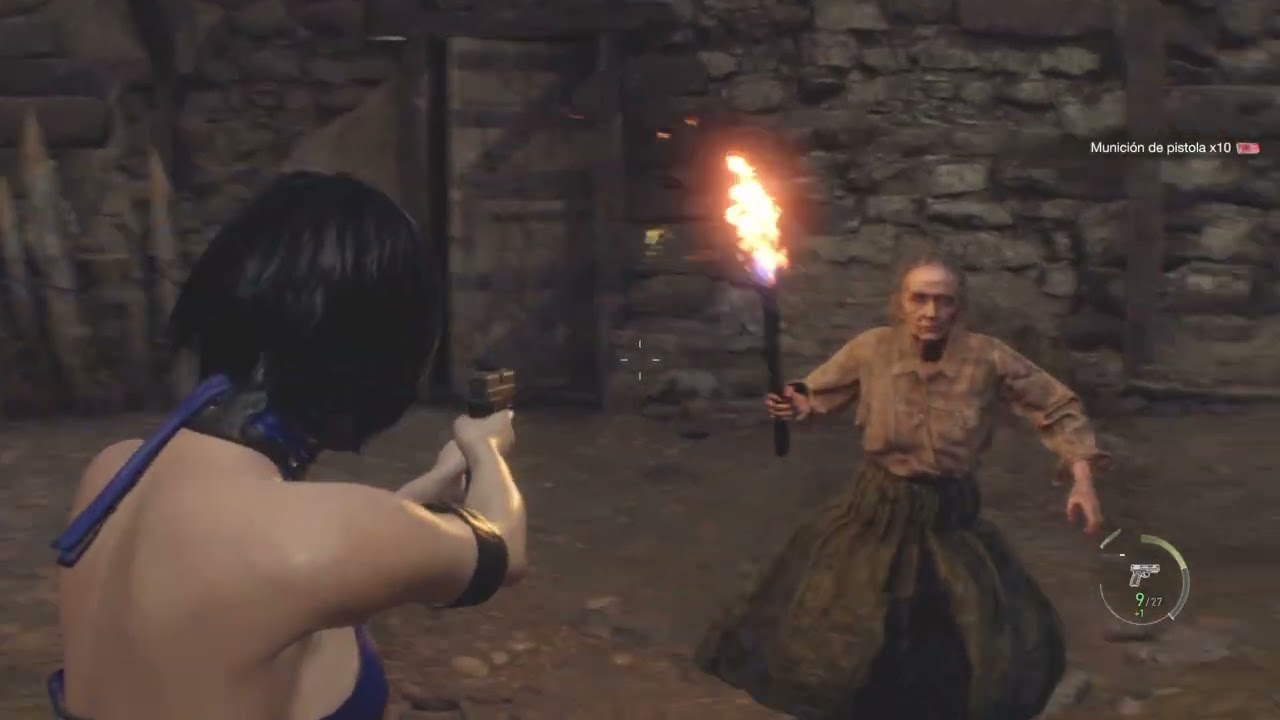 Resident Evil 4 MODS KITANA  GAMEPLAY