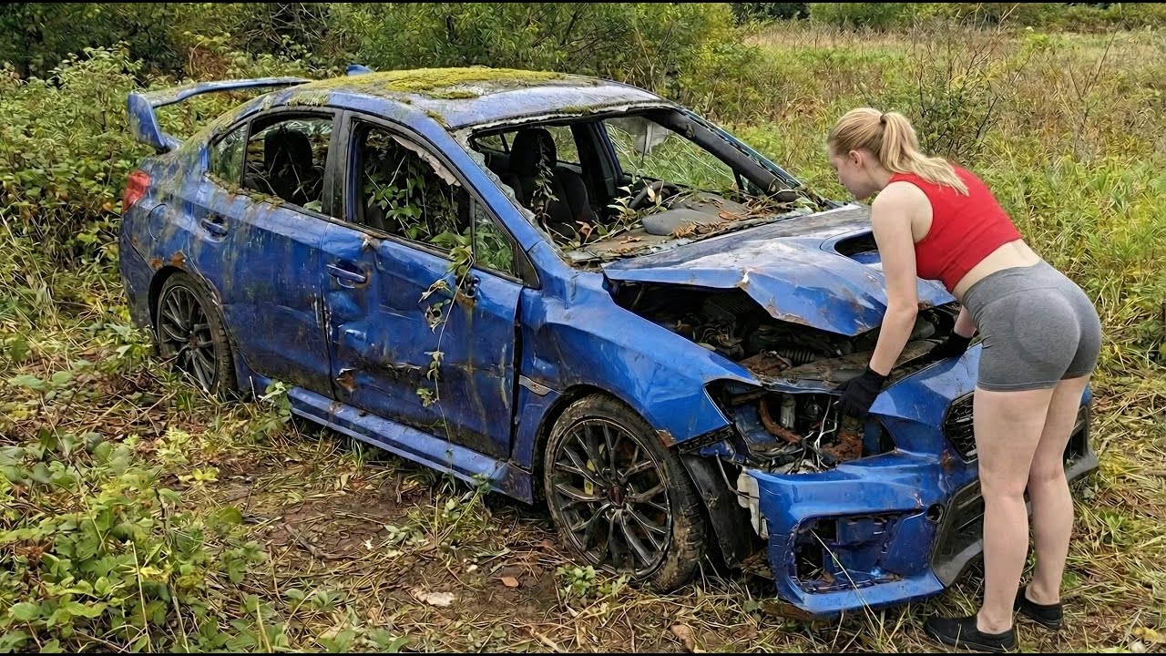 Girl Finds a Wrecked Subaru WRX STI S209 and Restores It Back to Like New