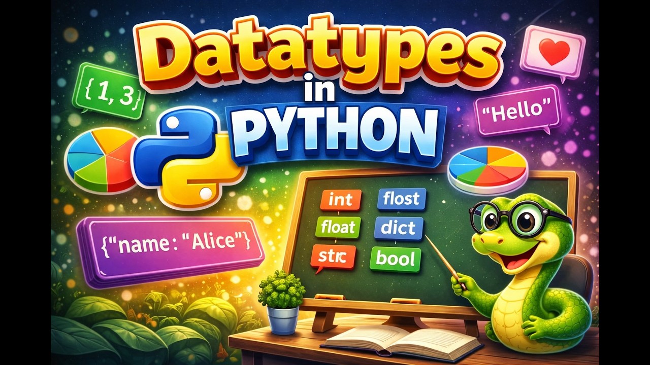 Python Data Types Explained 🔥 | int, float, str, list, tuple, dict (Beginner Guide)