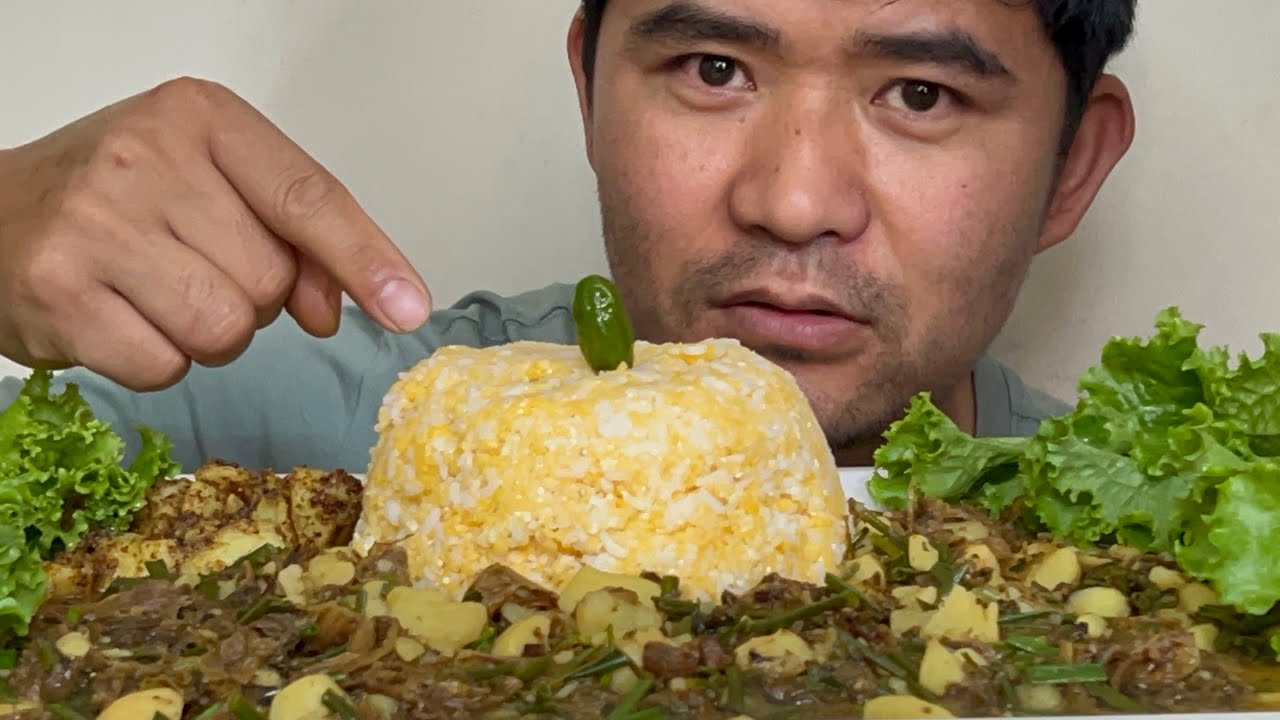 मकैको भात र गुन्द्रुकको तरकारी ॥ Nepali Traditional Food 