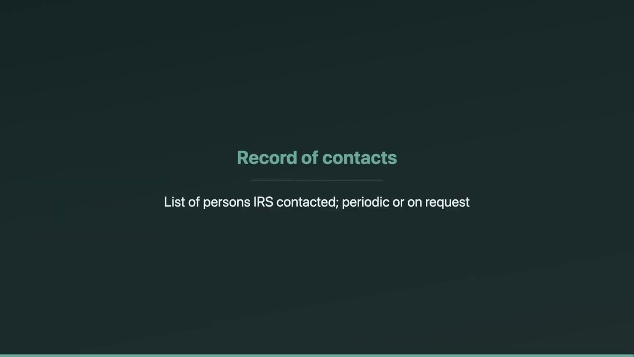 EA Exam Course: TFA Third-Party Contacts: 45-Day Notice, 1-Year Window, Exceptions & Records