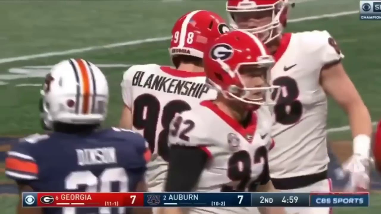 #2 Auburn Vs #6 Georgia 2017 SEC Championship Highlights