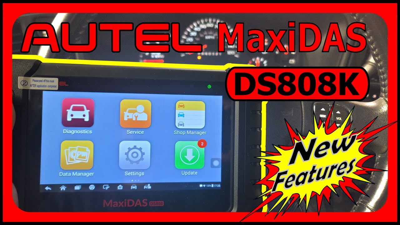 Autel DS808K ODBII Diagnostic Scan Tool Review With New Features