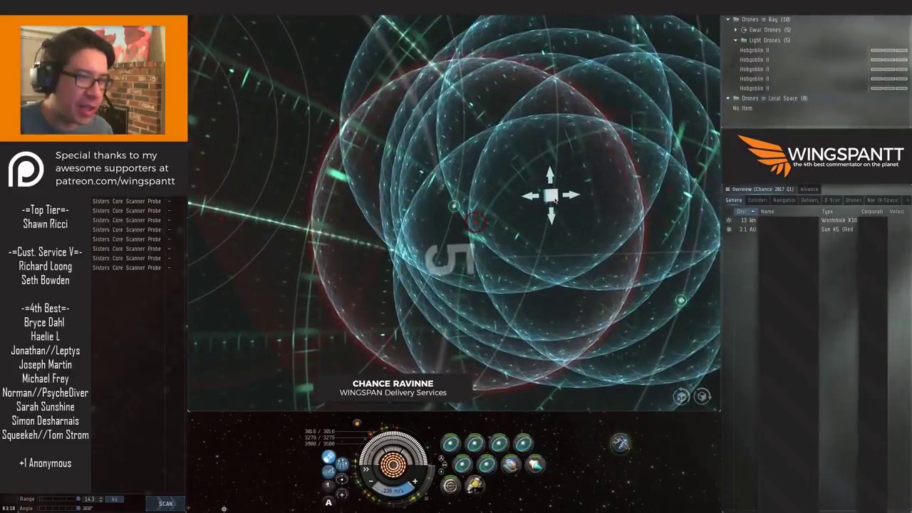 EVE Online: How to Smartbomb Proteus for fun and profit! (Stream)