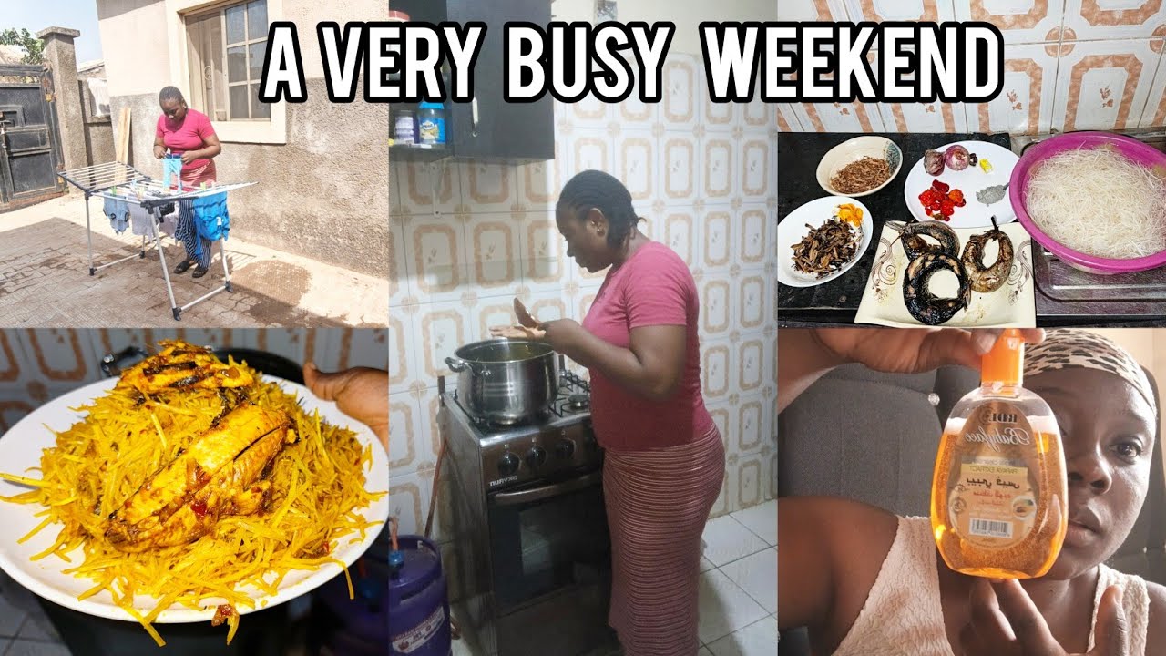 A Busy & Chaotic Weekend in the Life of a Nigerian Housewife / First-Time Mom | Market Runs/ Cooking