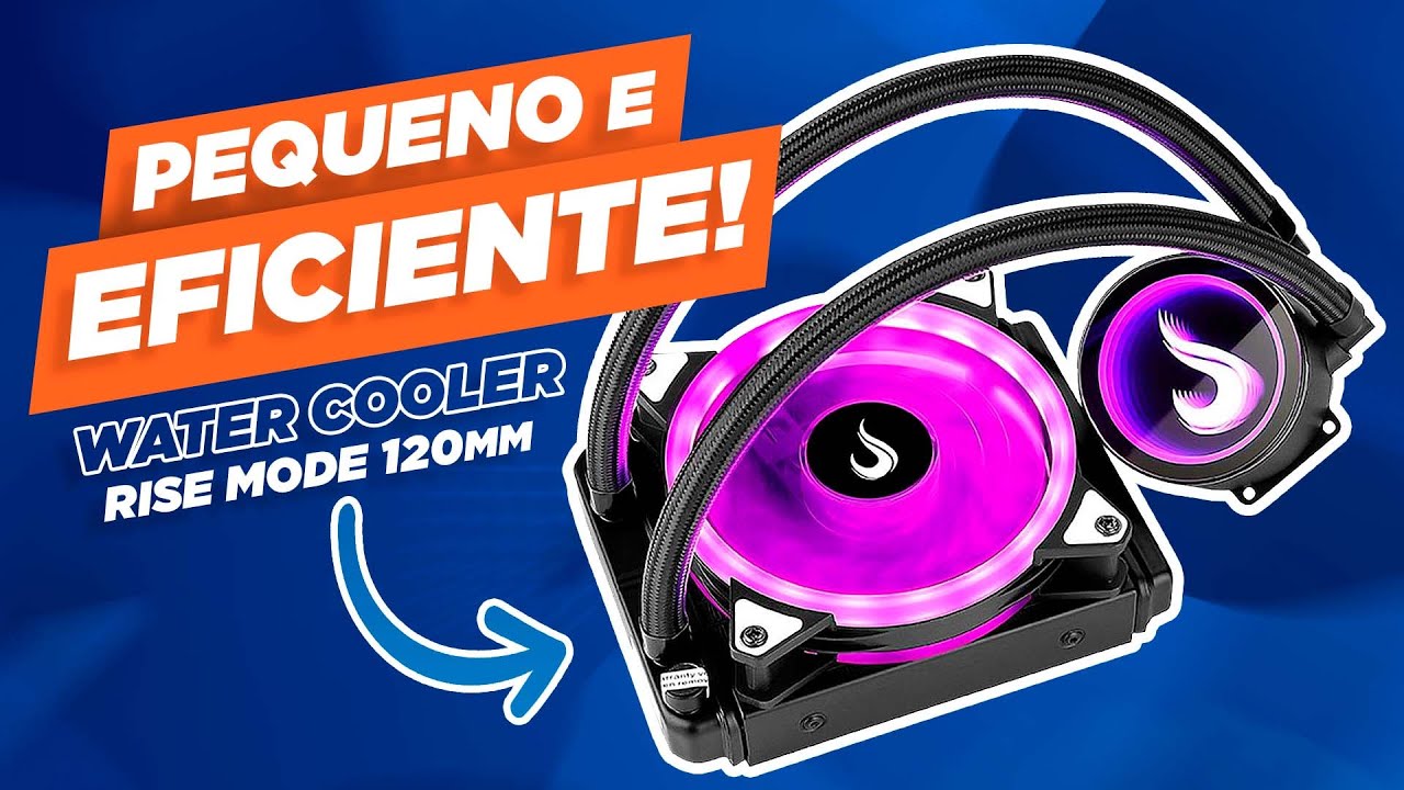 Water Cooler Bom e Barato?! Review Rise Mode Black 120mm