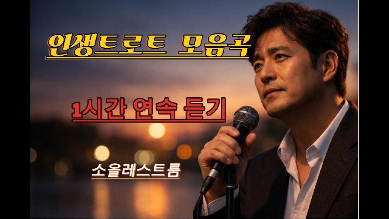 인생 트로트 5곡 🎶 1시간 연속 듣기 | 마음을 울리는 감성 트로트 모음
