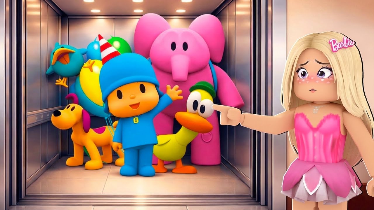 POCOYO ASANSÖRÜ 😍 ROBLOX KÜBRA NİSA