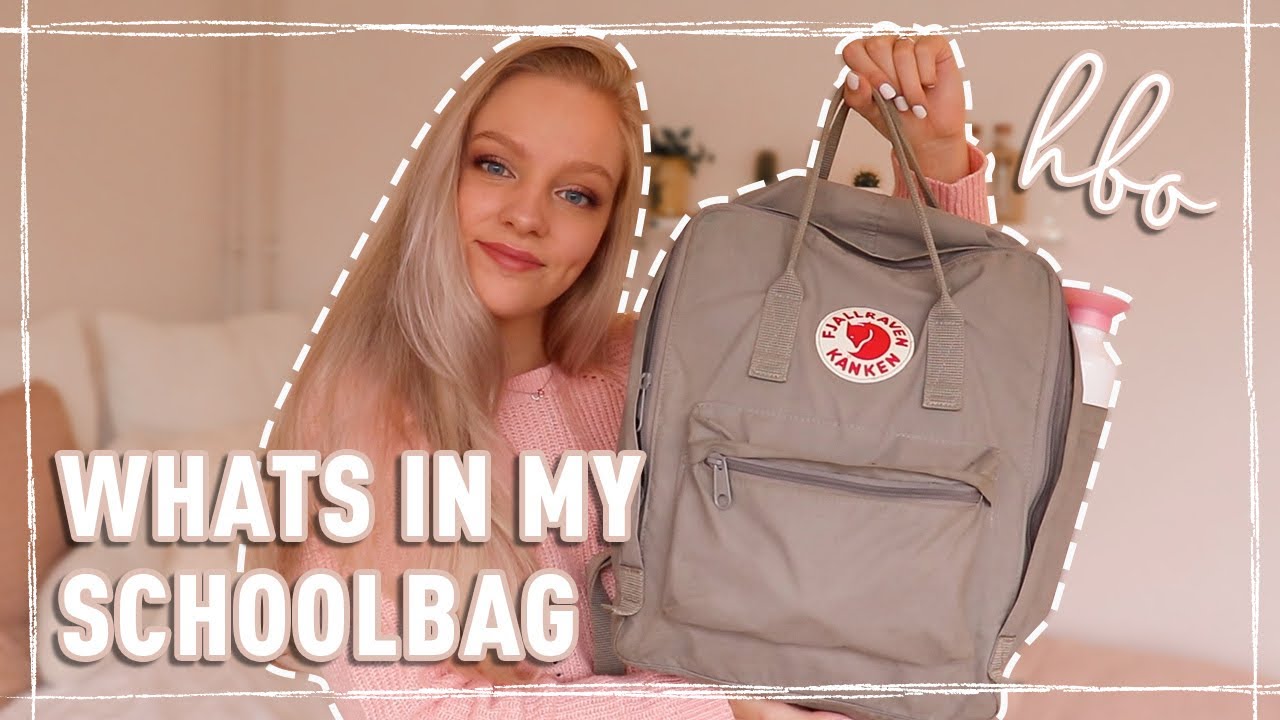 WHAT'S IN MY SCHOOLBAG? *op het hbo, 2020*★ It's Jamie