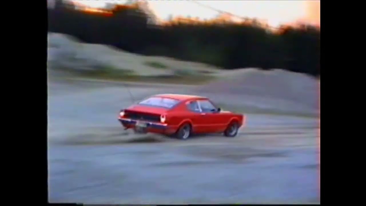 Ford Taunus Coupe, messing around on a gravel pit