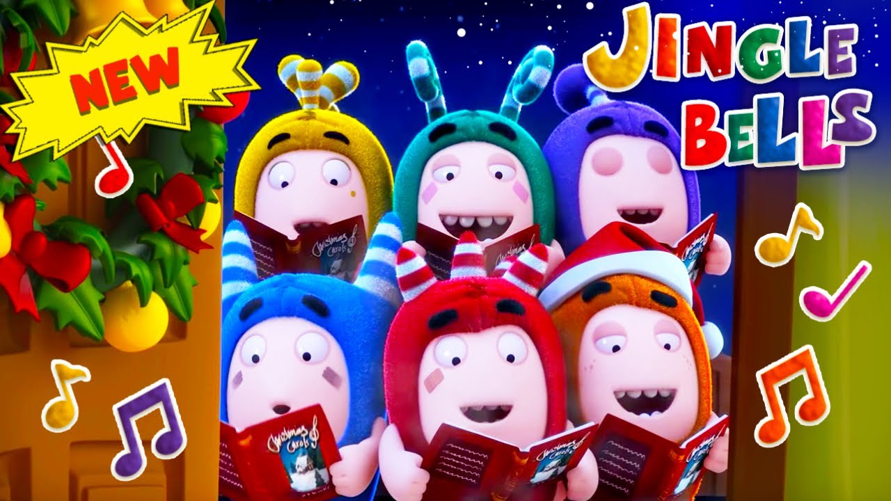 Oddbods | CHRISTMAS 2019 | BABY BODS SING JINGLE BELLS | Funny Cartoons For Kids