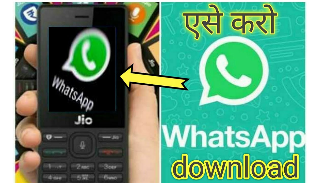 How To jio Phone whatsapp Download and install 2019 hindi // 100%