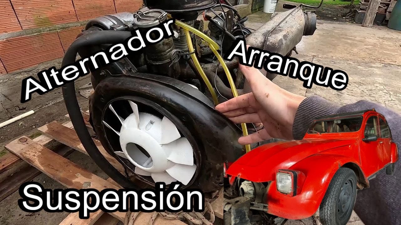 Suspensión, Alternador y Motor de Arranque del IES América 3CV! también aplica a Citroën 2CV!