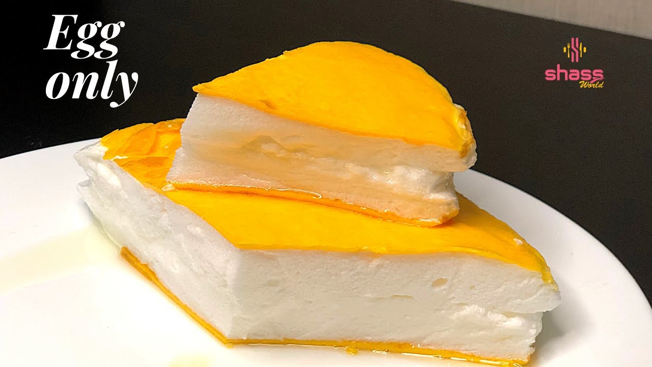 Egg Dessert | Egg Souffle | 2 Ingredient Egg Recipe | Fluffy Egg | Snow Pudding |Egg| SHASS WORLD 73