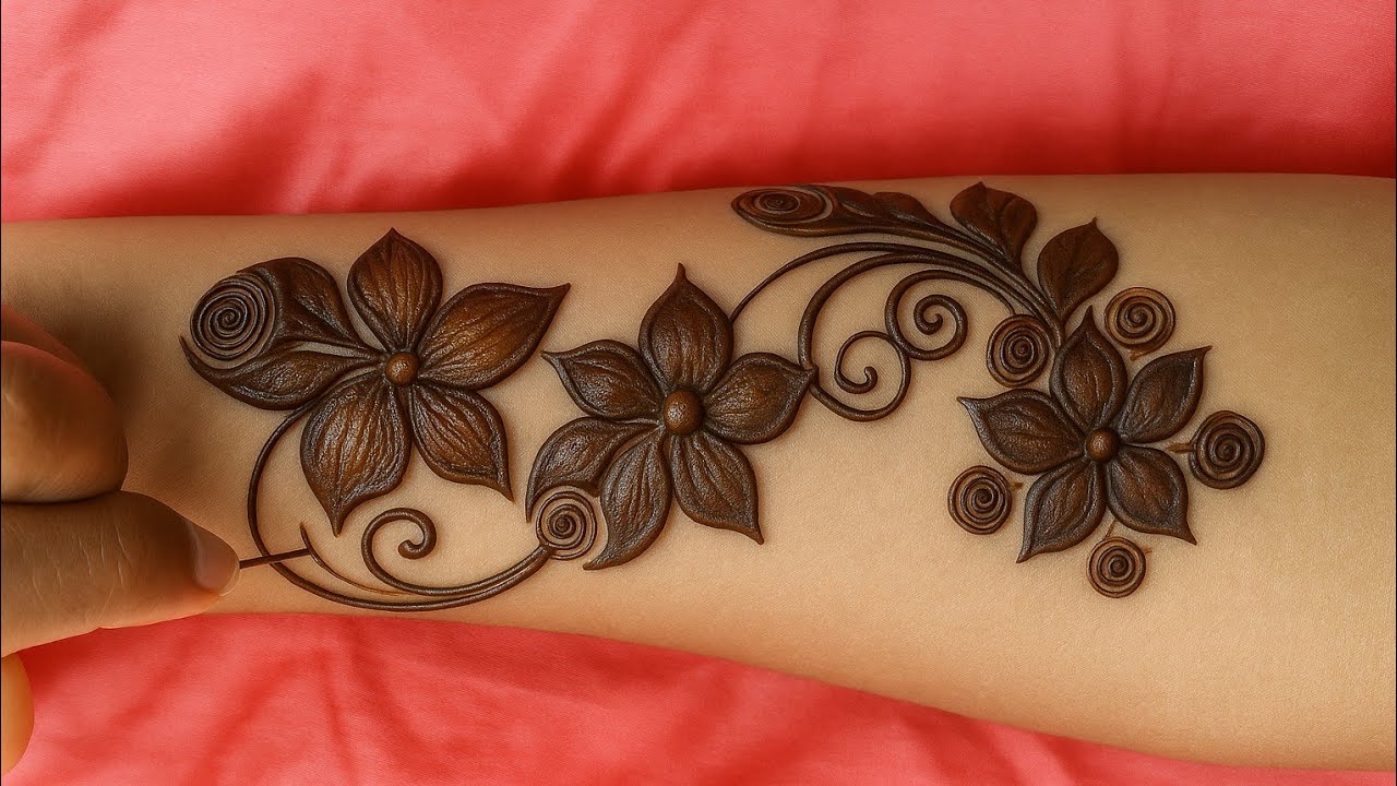 The Most Beautiful Simple Mehndi Design For You