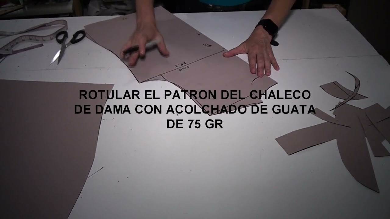 PATRON DE CHALECO DE DAMA PASO A PASO